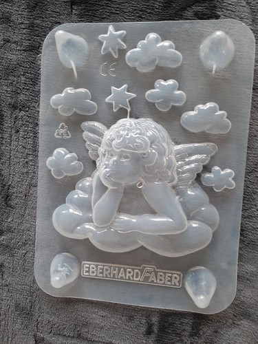 Gießform engel sterne - gießform, engel/sterne/wolken