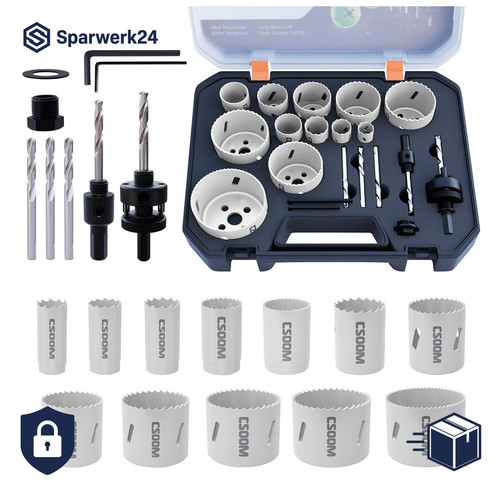 Lochsäge set stück m42 - set,