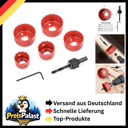 Lochsäge set stück - set,