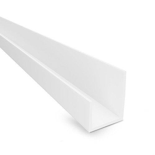 Profil pvc weiß - j-profil,